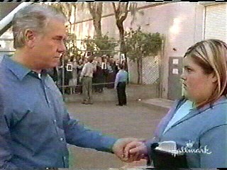 Lindsay with John Larroquette . . .